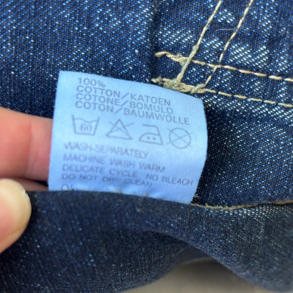 Edwin Blue Trucker Denim Jean Jacket Japanese - Picture 9 of 9